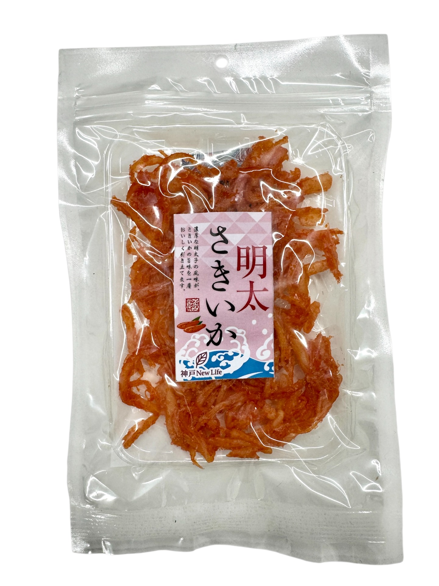 辛子明太子さきいか　チャック付き　80g