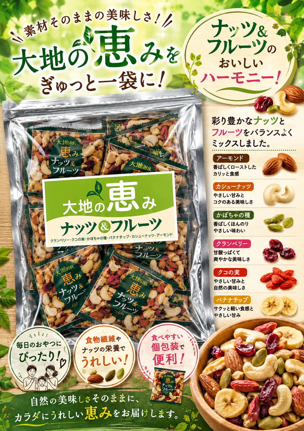 大地の恵みナッツ＆フルーツ